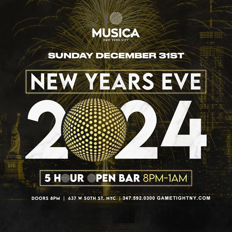 Musica NYC New Year's Eve Party 2024